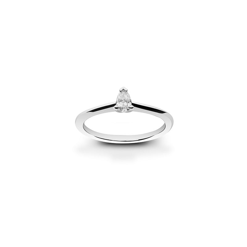 Goutte de Clarté Solitaire Diamant Responsable 0,20ct