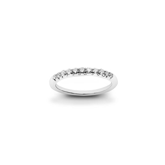 Ligne d’Éclats Demi-alliance 11 Diamants Reponsables 0,25ct