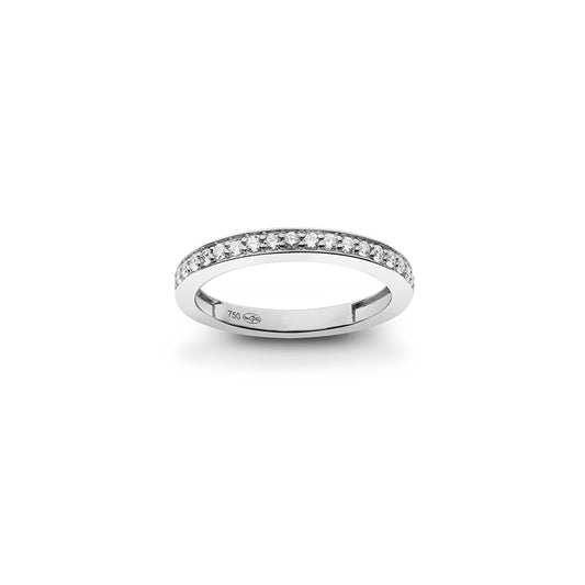 Lumière Alignée demi-alliance 11 Diamants Responsables 0,25 ct